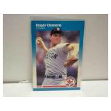 EARLY CARD 1987 FLEER ROGER CLEMENS CARD