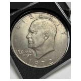 1972 Liberty silver dollar