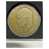 1971-D Liberty silver dollar