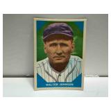 1960 #6 Walter Johnson Baseball Greats Card