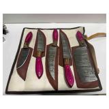 Chef set of 5 knives