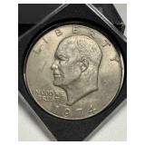 1974 Liberty silver dollar