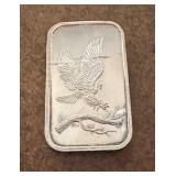 Silver Towne Eagle 1Oz Silver Bar