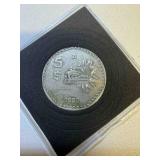 $5 1980 pesos Mexican coin
