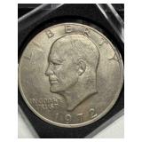 1972 Liberty silver dollar