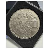 50$ pesos 1982 mexican coin