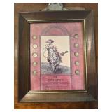 "The Pony Express" Coin Set - Framed