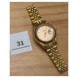 Vintage Ladies Ivy Club Gold Datejust Style Watch