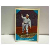 1960 #2 Christy Mathewson  Baseball Greats Card