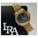 Vintage Lorelli 200m Gold Tone Dive Watch