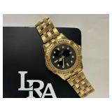 Vintage Lorelli Gold Tone Dive Style Watch