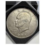 1971-D Liberty silver dollar