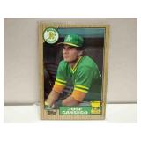 ROOKIE CUP CARD 1987 TOPPS JOSE CANSECO