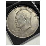 1971-D Liberty silver dollar