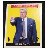 SPORTS ROYALTY HOF DEAN SMITH CARD