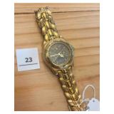 Vintage Lorelli Gold TH Link Style Moonphase