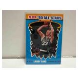 1990 FLEER HOF LARRY BIRD CARD