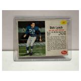 SCARCE PREROOKIE CARD 1962 DICK LYNCH