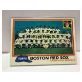 1981 TOPPS BOSTON RED SOX TEAM CARD