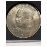 1974 Liberty silver dollar