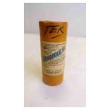 Antique Apothecary Pharmacy Ergotole Storage Tube