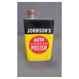 Vintage Tin Can Of Johnson