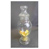 Vintage General Store Counter Display Jar w/Lid