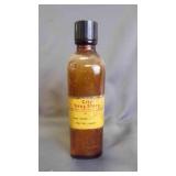 Vintage Amber Glass Pharmacy Prescription Bottle