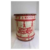 1940s Pepsi-Cola 10-Gallon Soda Syrup Metal Drum
