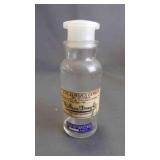 Vintage Clear Glass Pharmacy Prescription Bottle