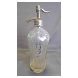 Vintage Store Soda Fountain Straw Holder Glass Jar