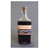Antique Glass Drug Store Bottle w/ Cork Screw Top