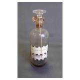 Antique Glass Pharmaceutical Medicine Bottle w/Lid