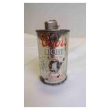 Vintage Coors Light Mini Beer Can Lighter Sleeve