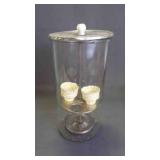 Vintage Soda Fountain Ice Cream Cone Dispenser Jar