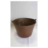 Antique Heavy-Gauge Copper Kettle/Cauldron Pot
