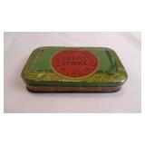 Antique Lucky Strike Tobacco Pocket Tin Can