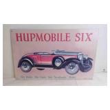 1990s Metal Hupmobile Six Store Display Sign