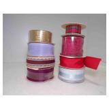 (8) Spools Craft Ribbon