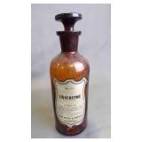 Antique John Wyeth & Brother Brown Amber Glass
