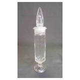 Vintage Pickle Jar Glass Insert w/ Cathedral Top
