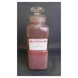Antique Glass Pharmacy Herb/Seasoning Bottle w/Lid
