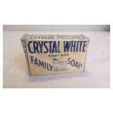 Vintage Crystal White Family Soap Factory Sealed