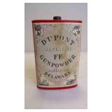 Vintage DuPont Superfine FF Gunpowder Tin Can