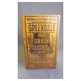 Antique Greendale Pure Grain Alcohol Ship Crate