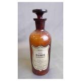 Antique John Wyeth & Brother Brown Amber Glass