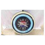 Vintage 1940s Neon Pepsi-Cola Advertising Clock