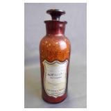 Antique John Wyeth & Brother Brown Amber Glass