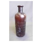 Antique Liquozone Medicine Brown Amber Bottle