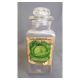 Vintage General Store Counter Display Jar w/Lid